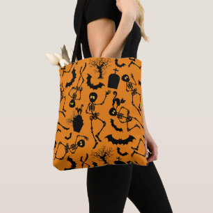 Bolsa Tote Halloween Skeletons Macabre Dance