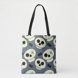 Bolsa Tote Halloween Skull, Design infantil.