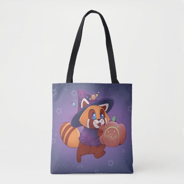 Bolsa Tote Halloween Space Panda (Frente)