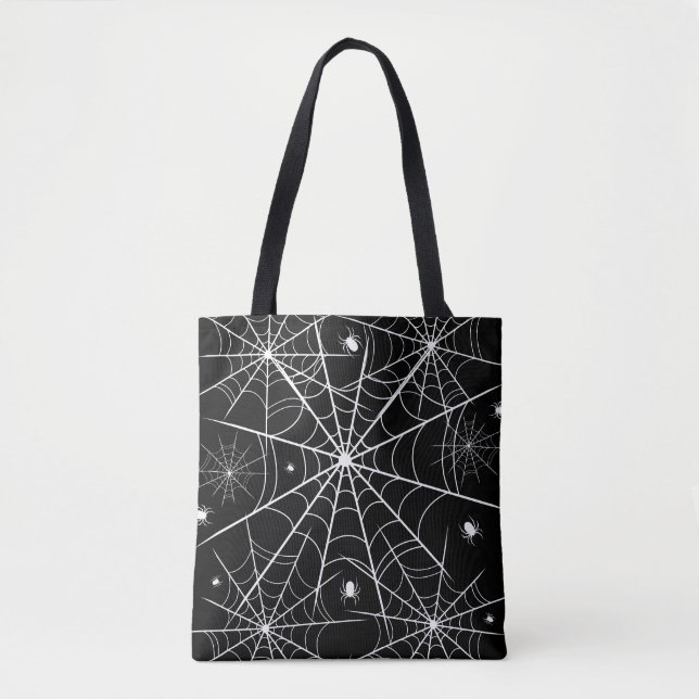 Bolsa Tote Halloween Spider Web (Frente)