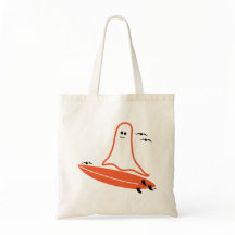 Halloween Surfer Ghost black