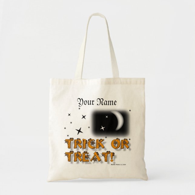 Bolsa Tote Halloween - Trick ou Tratat Bag (#7) (Frente)