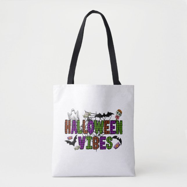 Bolsa Tote Halloween Vibes (Frente)