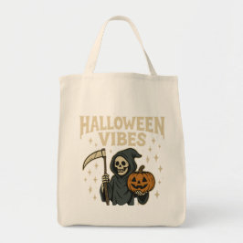 Bolsa Tote Halloween Vibes Reaper Tote Bag