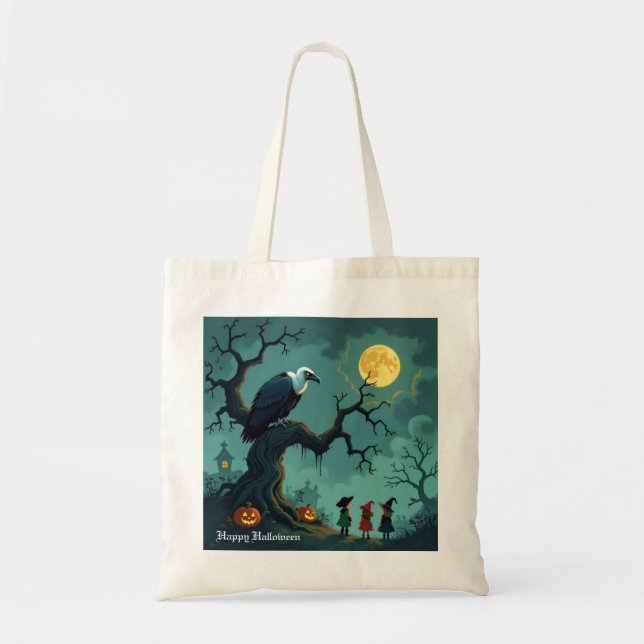 Bolsa Tote Halloween Vulture (Frente)