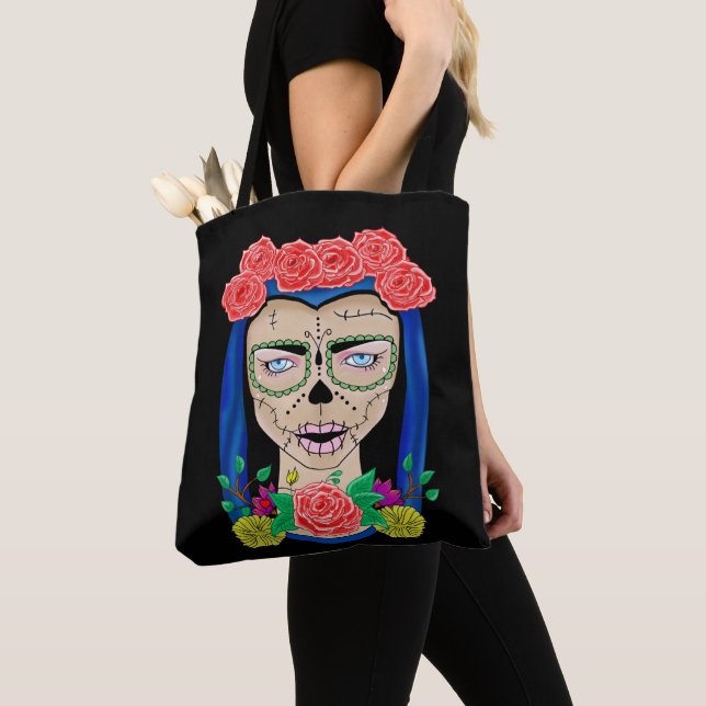 Bolsa Tote Halloween Zombie Cinco de Mayo Fiesta (Close Up)