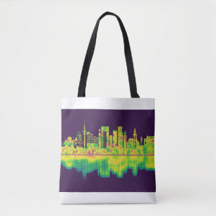 Bolsa Tote Hamburg Germany Skyline