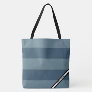 Bolsa Tote HAMbyWG - Saco de Tota LG - Faixa Azul Oceânica w