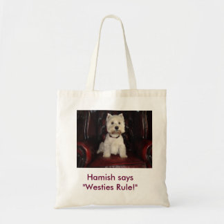 Bolsa Tote Hamish McTavish diz a regra de Westies