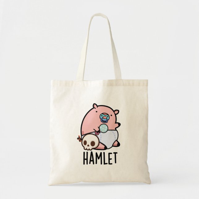 Bolsa Tote Hamlet Funny Shakepear Baby Pun (Frente)