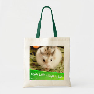 Bolsa Tote Hammyville - Hamster Bonito Aproveita Pequenas Coi
