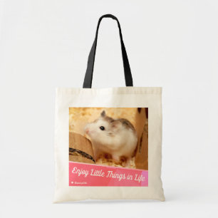 Bolsa Tote Hammyville - Hamster Bonito Aproveita Pequenas Coi