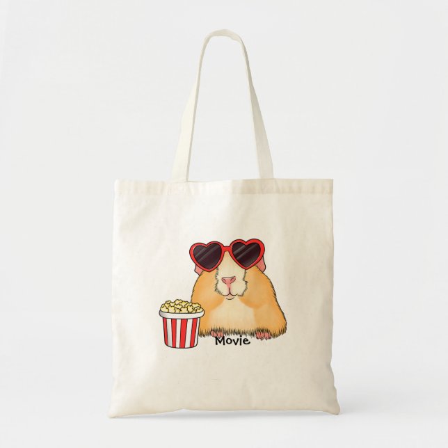 Bolsa Tote Hamster bonito. Fã de filmes. Amante de Hamster (Frente)