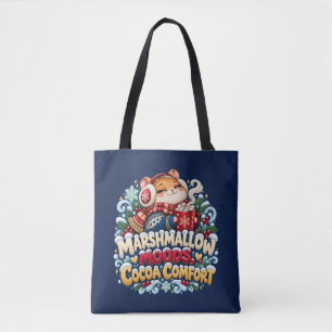 Bolsa Tote Hamster de Conforto de Cacau Humores de Marshmallo
