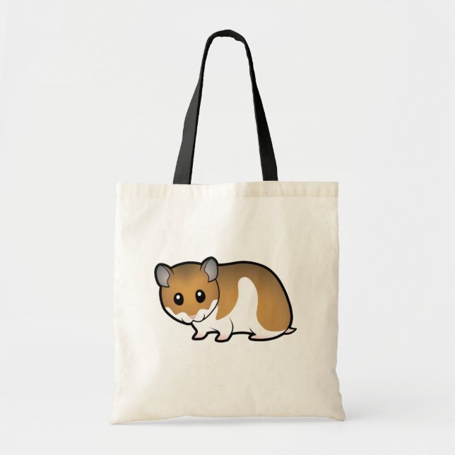 Bolsa Tote Hamster do sírio dos desenhos animados (Frente)