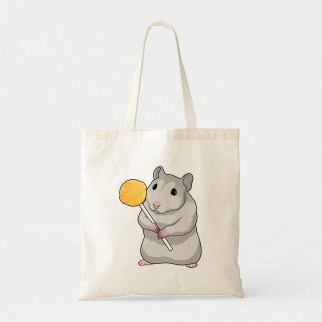 Bolsa Tote Hamster Lollipop (Frente)