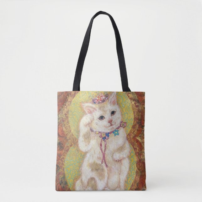 Bolsa Tote Hana & Takara: Lucky Beckoning Cats (Frente)