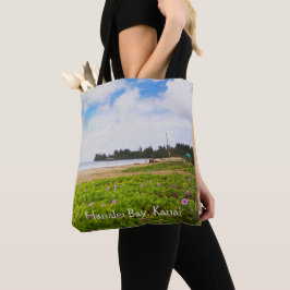 Bolsa Tote Hanalei Bay, Kauai Hawaii Beach Flower