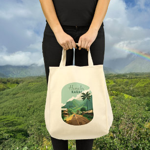 Bolsa Tote Hanalei Kauai Hawaii Bay monta verde