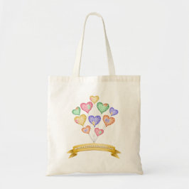 Bolsa Tote Hand Drawn Watercolor World Autism Awareness Day