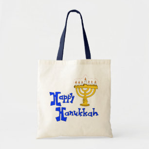Bolsa Tote Hanukkah feliz