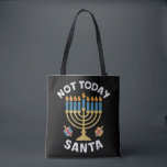 Bolsa Tote Hanukkah Hoje Não Papai noel o judeu Chanukah<br><div class="desc">Hanukkah Hoje Não Papai noel o judeu Chanukah</div>
