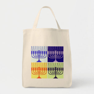 Bolsa Tote Hanukkah Menorah