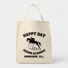 Bolsa Tote Happy Day Stables, Academia de Equitação, Norridge