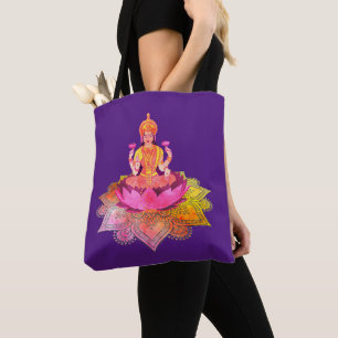 Bolsa Tote Happy Diwali - Deepalavi Lakshmi Goddese 4