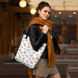 Bolsa Tote Happy Doodle Laugh