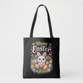 Bolsa Tote Happy Easter Little Bunny