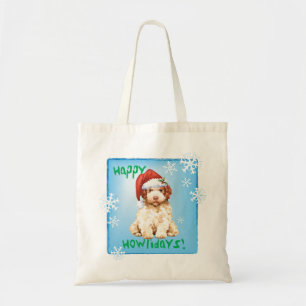 Bolsa Tote Happy Howliday Lagotto Romagnolo Tote Bag