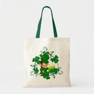 Bolsa Tote Happy Leprechaun Tote Bag
