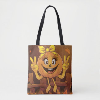 Bolsa Tote Happy pumpkin.