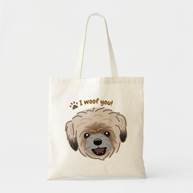 Bolsa Tote Happy Shih Tzu Dog Lover I Wows (Frente)
