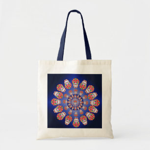 Bolsa Tote Happy skull saco azul