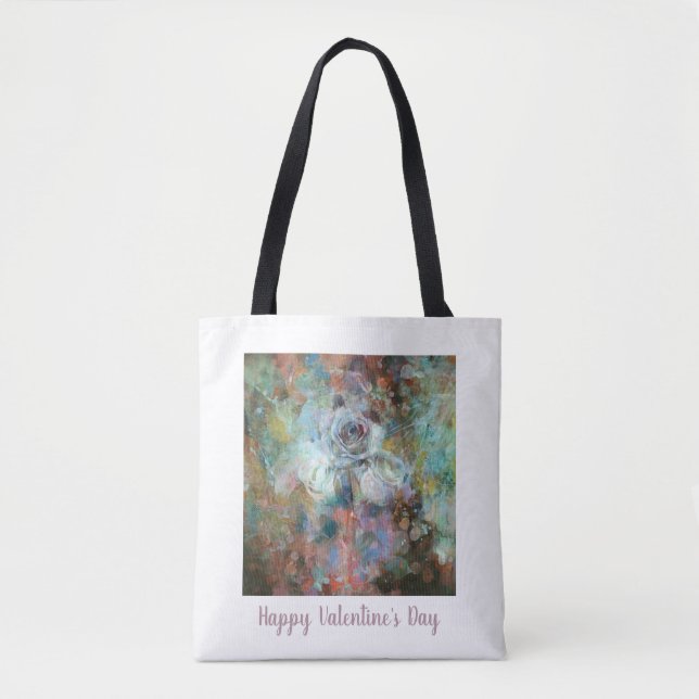 Bolsa Tote Happy Valentine's Day.  (Frente)