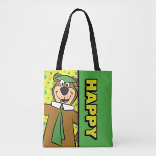 Bolsa Tote Happy Yogi Bear