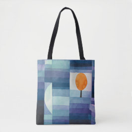 Bolsa Tote Harbinger of autumn abstract watercolor Paul Klee