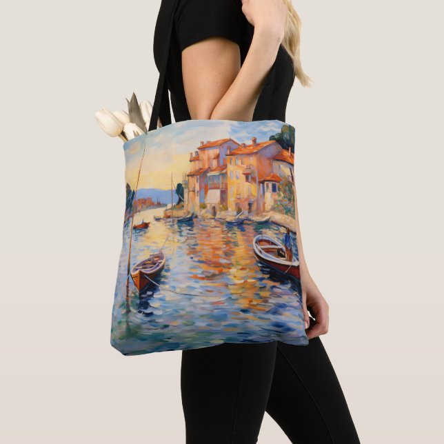 Bolsa Tote Harbour Neo-Impressionismo (Close Up)