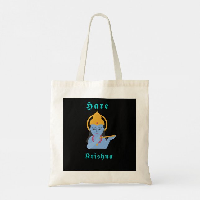 Bolsa Tote Hare Krishna Premium Tote Bag (Verso)