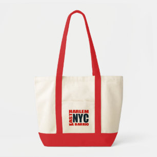 Bolsa Tote Harlem do leste do "saco de NYC do bairro EL"