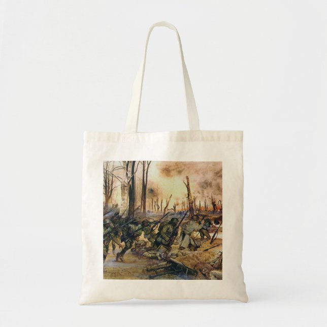 Bolsa Tote Harlem Hell Fighters Séchault H. Charles McBarron (Frente)