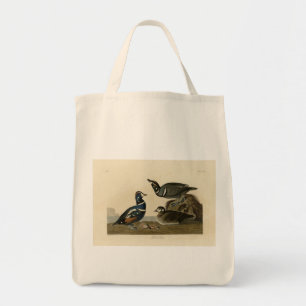 Bolsa Tote Harlequin Duck - das Aves da América de Audubon