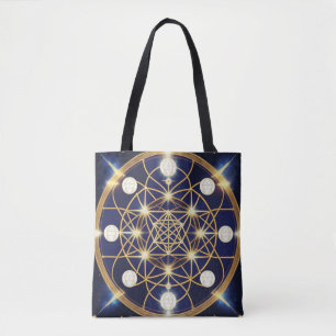 Bolsa Tote Harmonia Celestial – A Luz Dentro da Grade