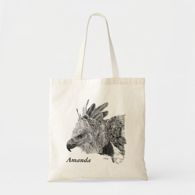 Bolsa Tote Harpy Eagle Drawing (Frente)