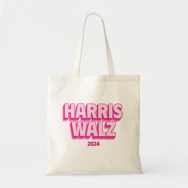 Bolsa Tote Harris Walz 2024 Tote Bag (Frente)