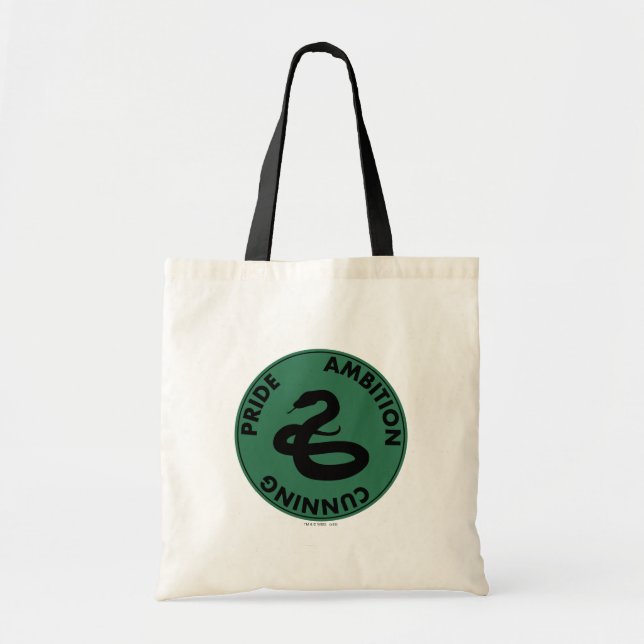 Bolsa Tote Harry Potter | Características da Casa SLYTHERIN™  (Frente)