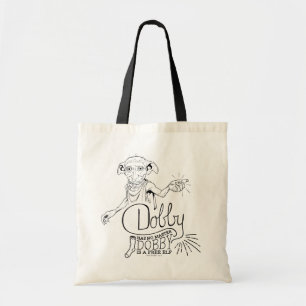 Bolsa Tote Harry Potter Dobby Não Tem Mestre