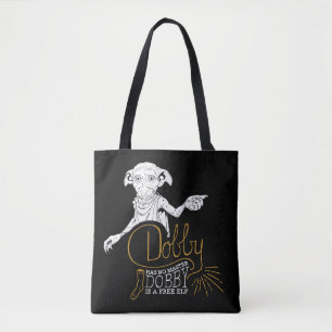 Bolsa Tote Harry Potter Dobby Não Tem Mestre